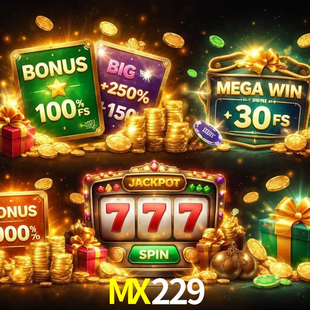 Tipos de bonos MX229 incluyendo recompensas de bienvenida y promociones continuas